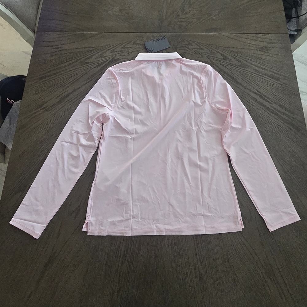 G/FORE Pink Long Sleeve Top. I#021 - Picture 4 of 5